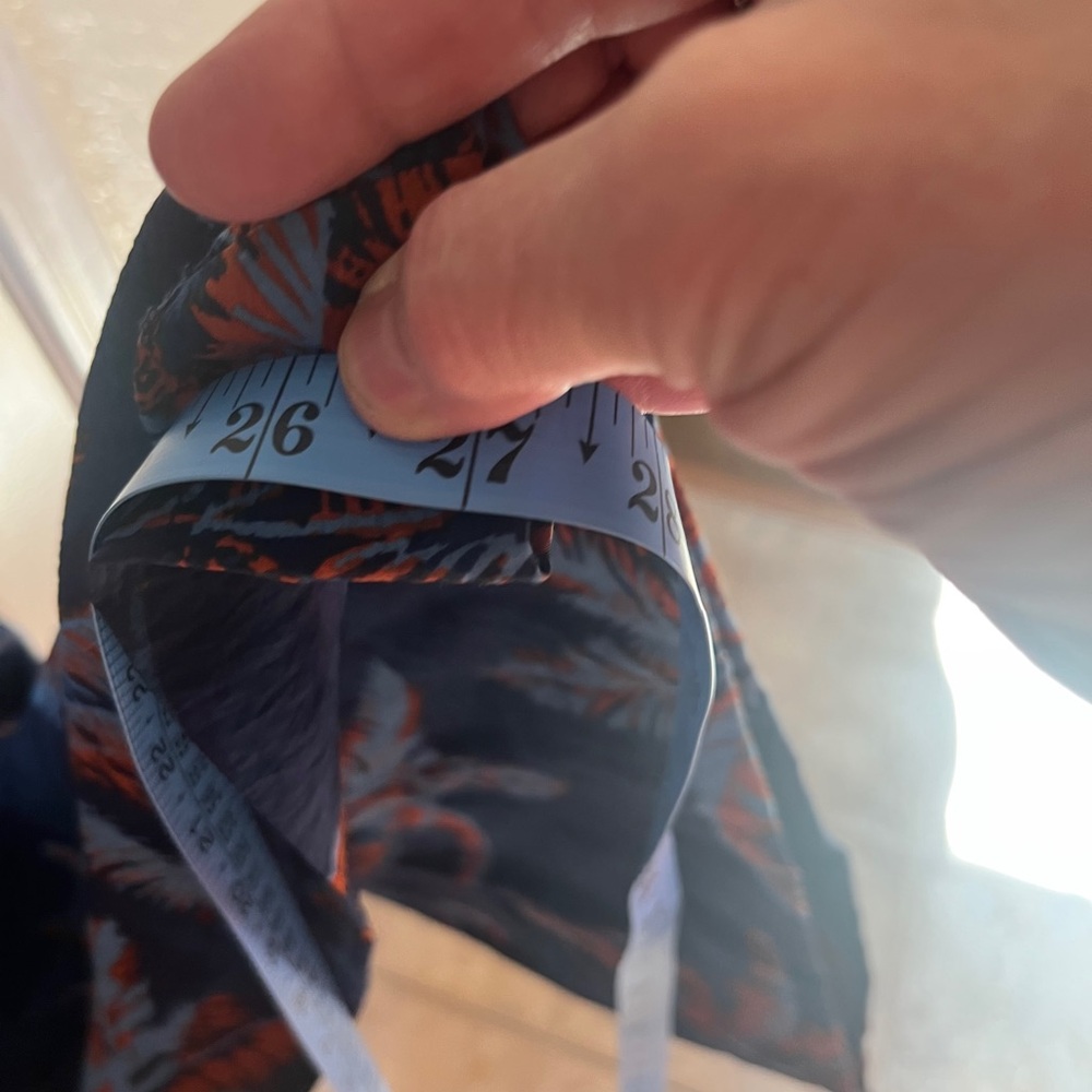 NWT Torrid Navy and Orange Leaf Print Jumpsuit - Picture 9 of 10